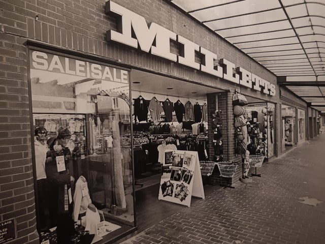 Milletts outdoor shop, 1989
