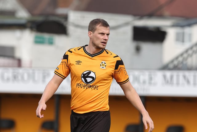Ryan Bennett and Jack Lankester both picked 10 yellow cards for Cambridge.