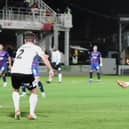 Danny Whitehead equalised at Hereford but Fylde conceded another 75th-minute winner Picture: STEVE MCLELLAN