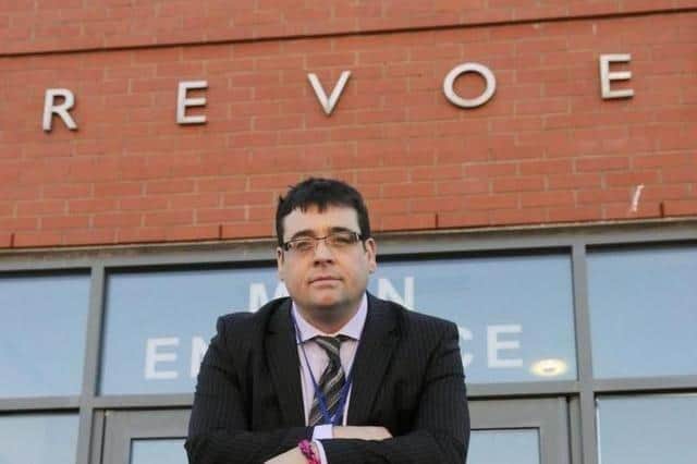 Dayle Harrison, head teacher of Blackpool's Revoe Learning Academy.