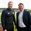 Nick Anderton and Chris Beech PIcture: AFC Fylde