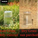 This experiment by a meteorologist shows the effects of droughts - and how they increase the risk of flash floods after rainfall.
