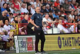 Neil Critchley has provided an injury update (Photographer Rob Newell/CameraSport)