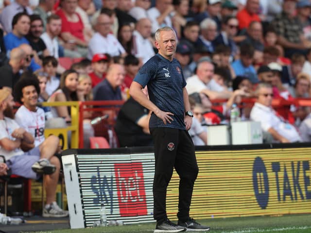 Neil Critchley has provided an injury update (Photographer Rob Newell/CameraSport)