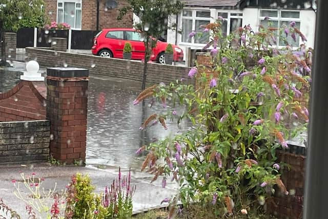 Trapped at home - flooding nightmare in Thornton.