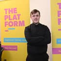 Anton Cartwright at the launch of The Platform at the Youth Hub