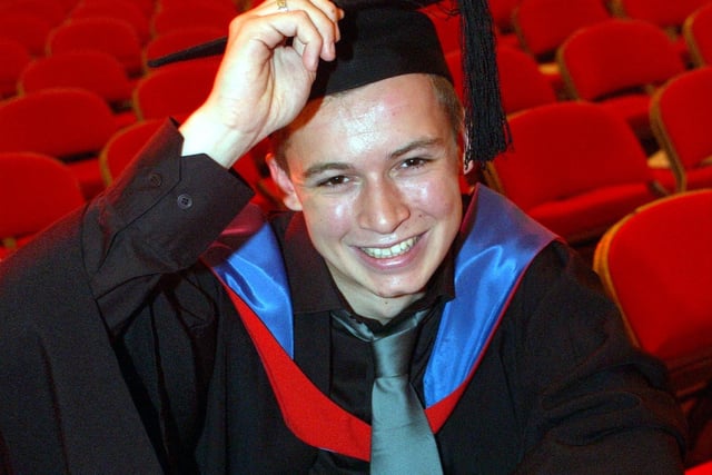 Carey Baird who has gained an HND in computing.