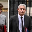 Victoria Atkins MP (left) has taken the position of  Secretary of State for Health and Social Care, previously held by Steve Barclay MP (right). Images: Getty