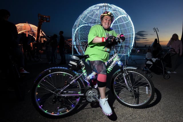 There were plenty of eye-catching adaptations to bicycles for Ride the Lights