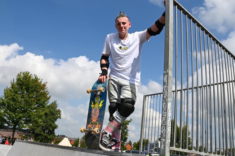 This skating enthusiast was delighted to have the opportunity to enjoy the facilities at Park View 4U playing fields during RalphFest.