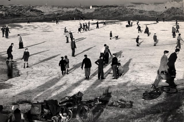 Ice Sandhills in St Annes, 1952