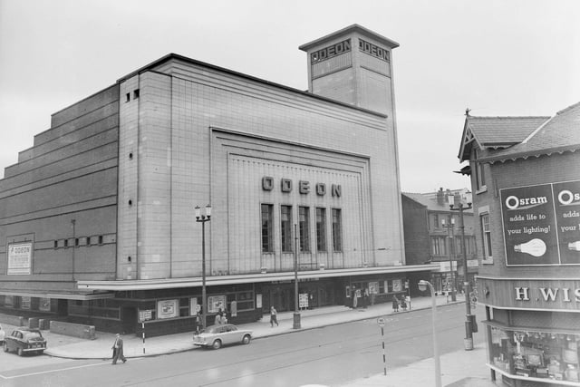 The Odeon Cinema in Dickson Road pictured on the occasion of it's 21st birthday in 1960