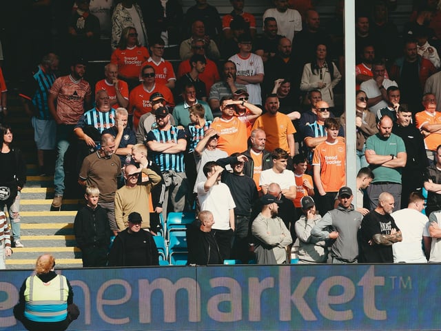 Seasiders supporters packed out the away end at Stockport.