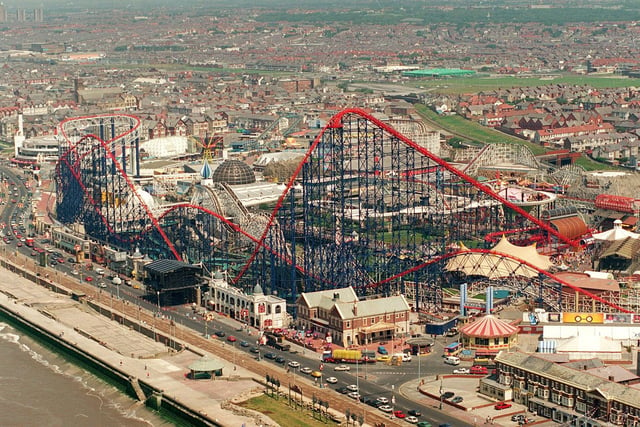 One of Blackpool's iconic landmarks - it can even be seen from the M6 on a clear day. This was The Big One in 1997