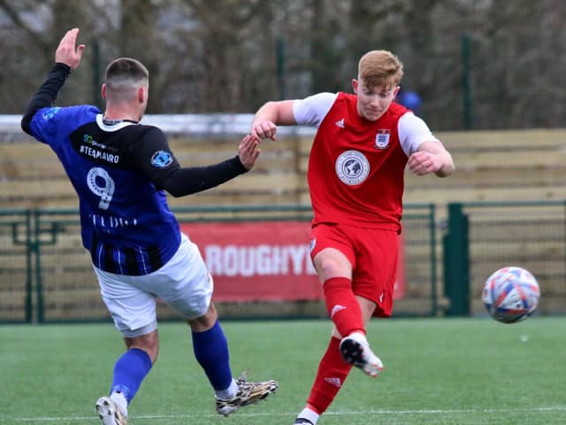 Squires Gate were beaten by league leaders  Avro