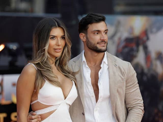 Ekin-Su Culculoglu and Davide Sanclimenti have sparked speculation they are back on after they were pictured leaving the ITV Summer Party in London (Photo by John Phillips/Getty Images for Paramount Pictures)