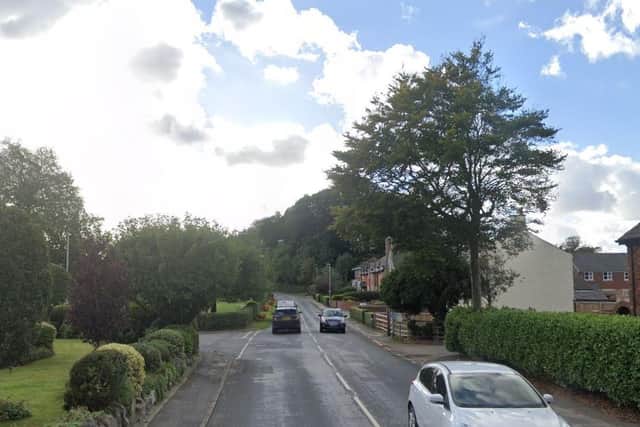 A man was hospitalised with “serious injuries” after two vehicles collided in Mythop Road, Weeton. (Credit: Google)
