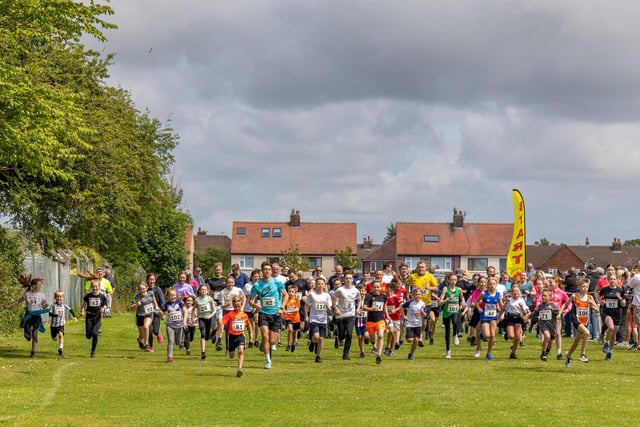 The Freckleton Fun Run is underway