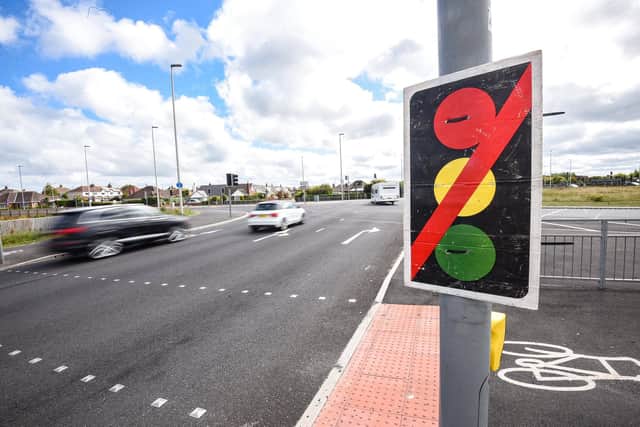 Driers are being warned that the traffic lights have failed at Norcross Roundabout