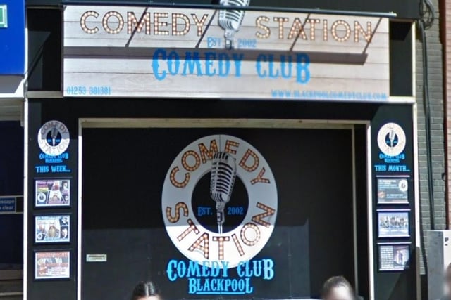 Comedy Station Comedy Club was ranked third as Blackpool's premier comedy club, right opposite the tower