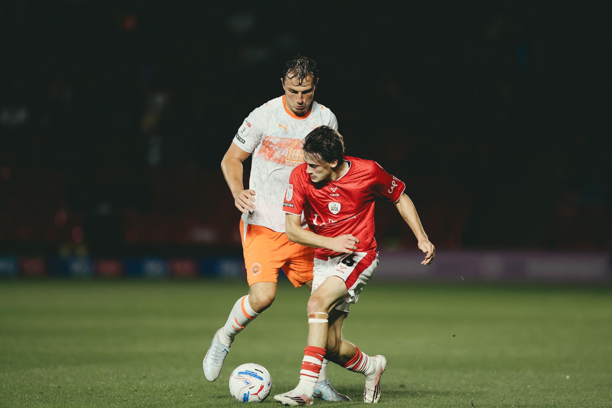 Blackpool took on Barnsley at Oakwell.