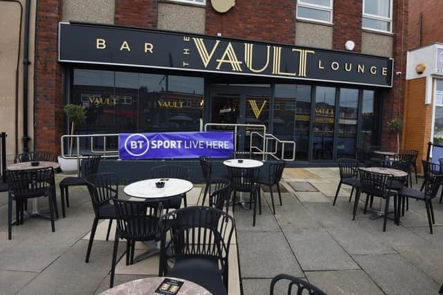 The Vault bar in Cleveleys, which opened almost a year ago