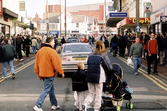 A busy Church Street in 2003