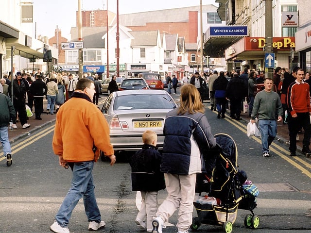 A busy Church Street in 2003