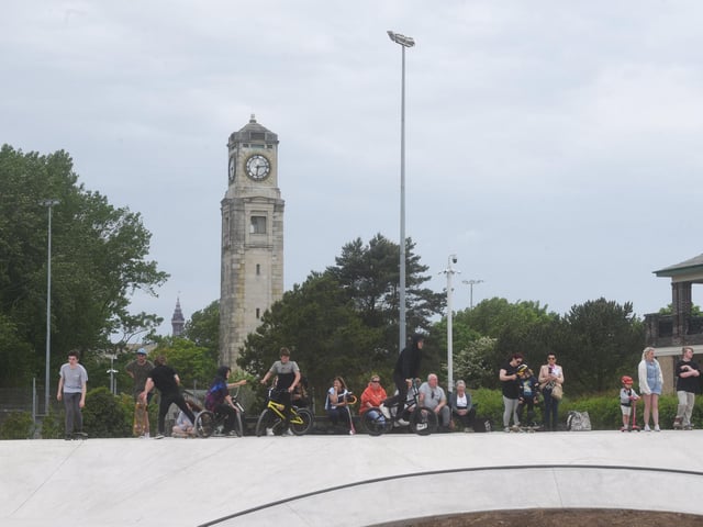Opening of the new skate park in Stanley Park