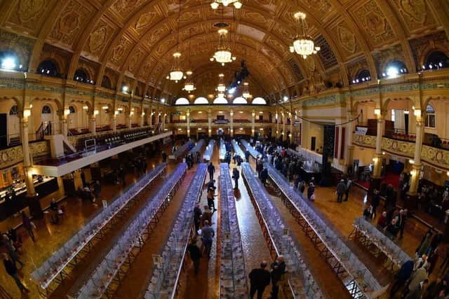 Last year's pigeon show at the Winter Gardens