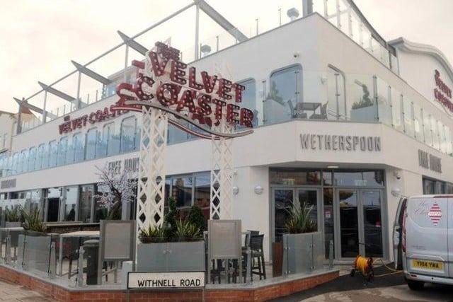The unbeatable view from the Velvet Coasters roof garden is sure to fill up quickly when the sun is shining. 501-507 Promenade, Blackpool.