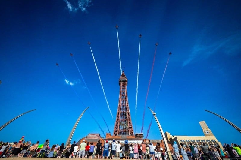 10-11 August. Blackpool Promenade. Showcasing amazing British aviation, this fantastic free annual weekend event always attracts families. Watch talented pilots take to the skies in a range of flying machines, and you might just catch a display by the world-famous Red Arrows, too.