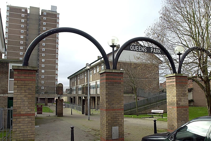 The entrance to Queens Park off Wildman Street 20 years ago