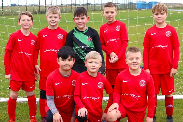 The Blackpool Wren Rovers Blacks U9 team Picture: Karen Tebbutt