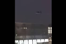 SAS helicopters touched down on the roof of Blackpool Sixth Form College as part of a training exercise on Monday night (March 7). Picture by Simon Fogg