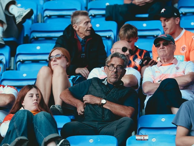 Seasiders supporters made the long trip to Reading.