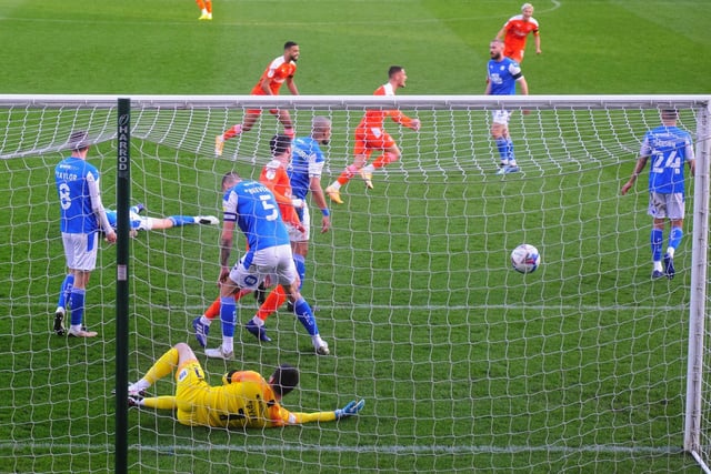 Yates scored Blackpool's opening goal during a 2-1 away win against Peterborough United, which was the first time in the season Neil Critchley's side felt they could compete with the division's best sides.