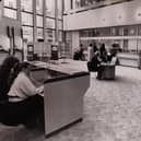 This was the banking hall inside the Nat West on Corporation Street in 1988