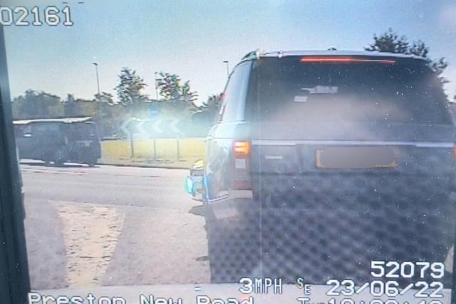 A Range Rover on cloned plates was reported several times for driving off from petrol stations without paying. 
It was stopped at the Tickled Trout Services on June 23 and the driver was arrested.