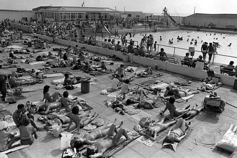 St Anne's open air pool in the 1970s