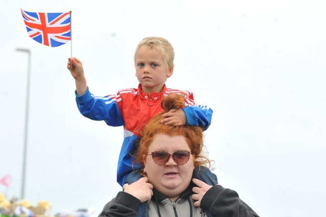 People lined the streets to watch the parade of floats and fancy dress at the Fleetwood Carnival 2022.