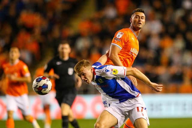 The incident happened during Blackpool's recent game against Blackburn Rovers
