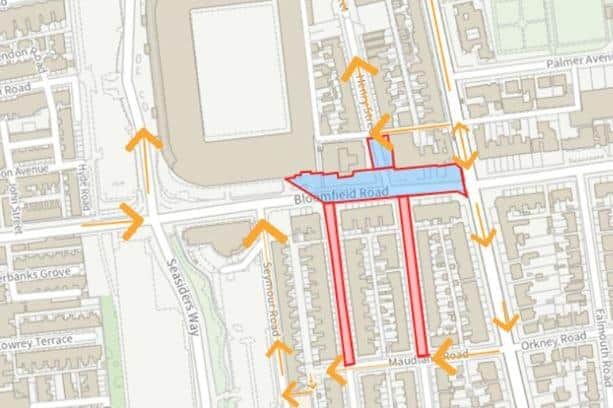 Map of routes (Credit: Lancashire Police)