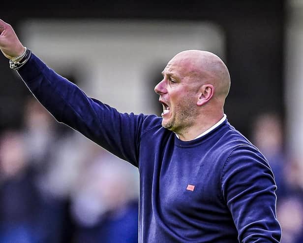 AFC Fylde head coach Adam Murray Picture: Steve McLellan