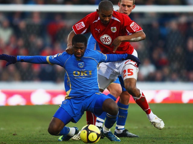 The 36-year-old spent two years at Fratton Park making 32 appearances. The midfielder spent time with Lorient and Lyon before returning to Lorient in 2016. In 2019 he joined K.S.V Roeselare where he still plays today. (Photo by Paul Gilham/Getty Images)