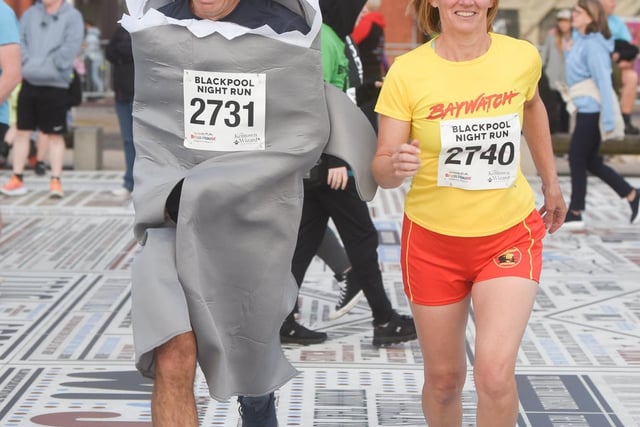 There were plenty of imaginative costumes on show at Blackpool Night Run for Brian House.