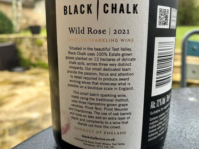 Black Chalk English Sparkling Wine