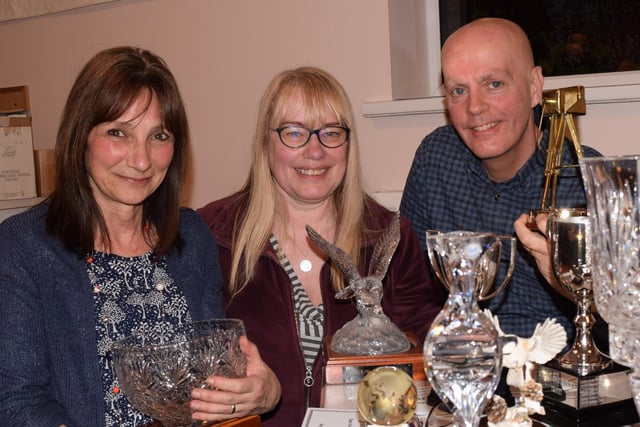 North Fylde Photographic Society held their annual award night. Awards were given out to (left to right) Angela Carr, Nicky Greenwood and Kean Brown