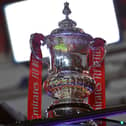 The FA Cup trophy.