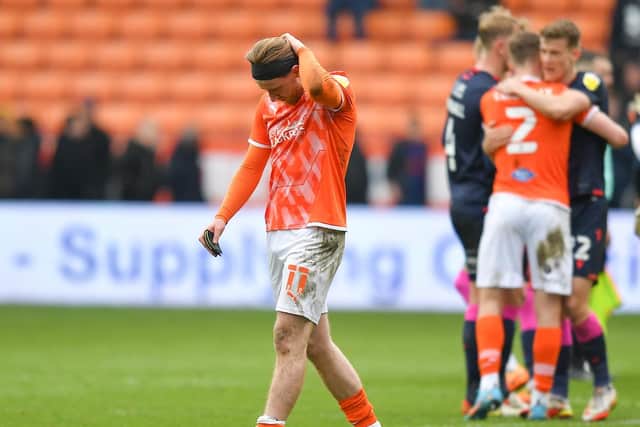 It was a day to forget for Josh Bowler and his Blackpool teammates